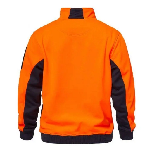 Picture of WorkCraft, Crest Hi Vis Two Tone 1/2 Zip Pullover